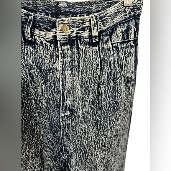 Vintage Margo club women jeans acid wash dark blue small 80s - Picture 9 of 15